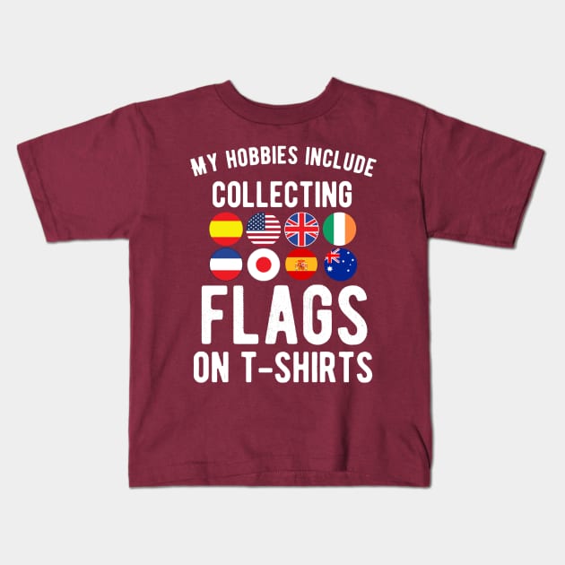 Flags Kids T-Shirt by NomiCrafts